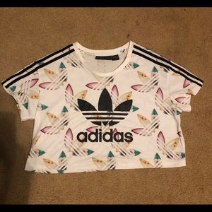 Adidas cropped Tee